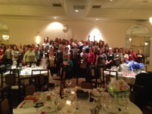 Catholic Speaker Gary Zimak on the night of his talk at the annual Saint Maria Goretti Ladies Candlelight Dinner in Westfield, Indiana