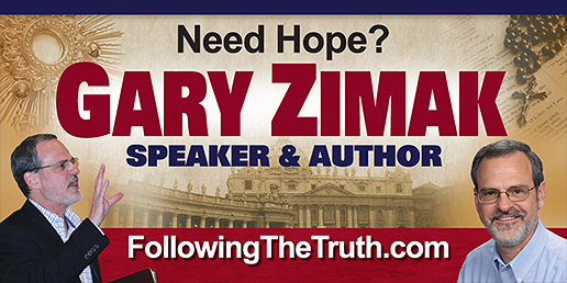 Need Hope? Book Catholic Speaker Gary Zimak for your next parish mission or conference!